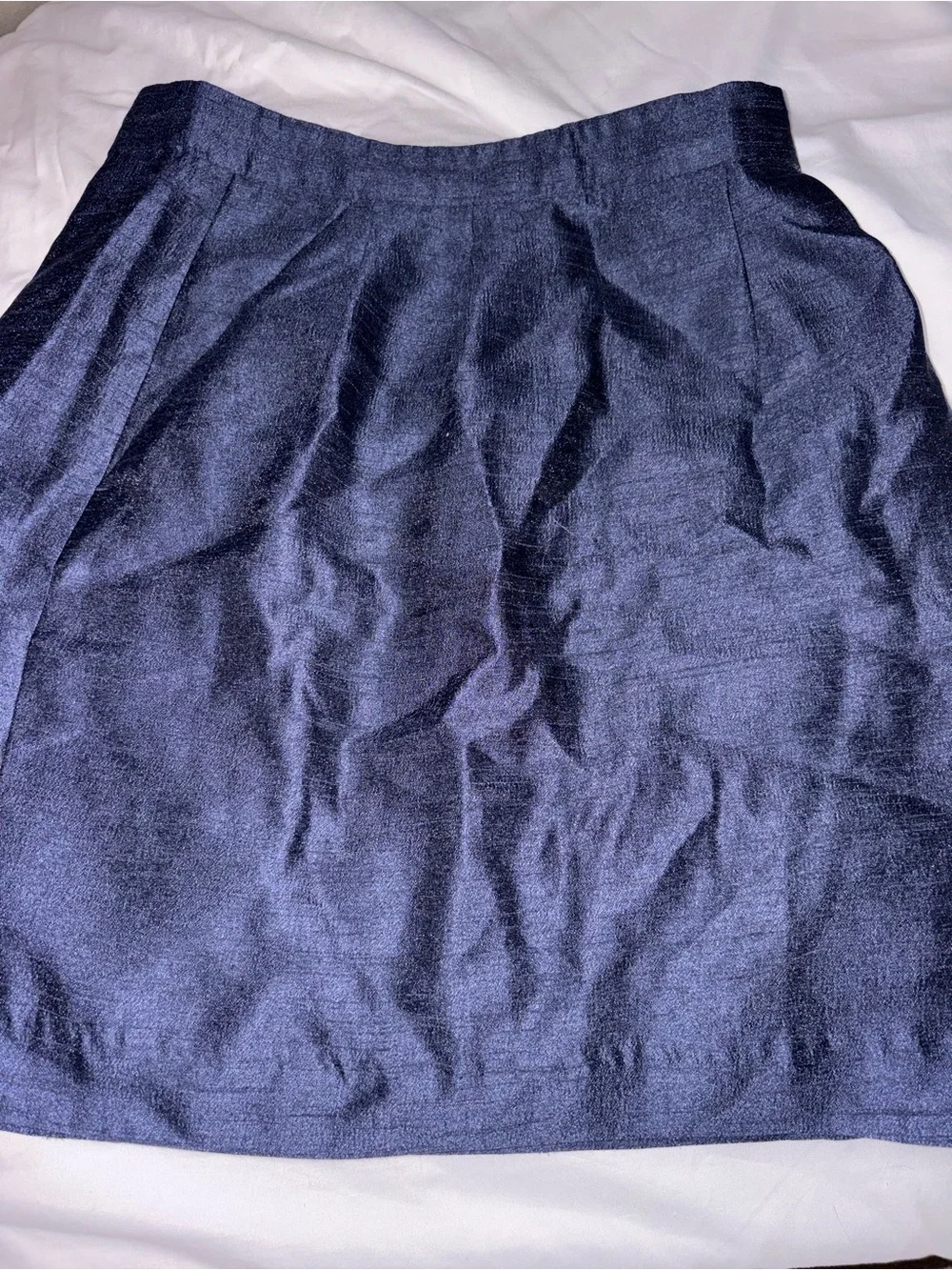 H&M Navy A-Line Skirt
